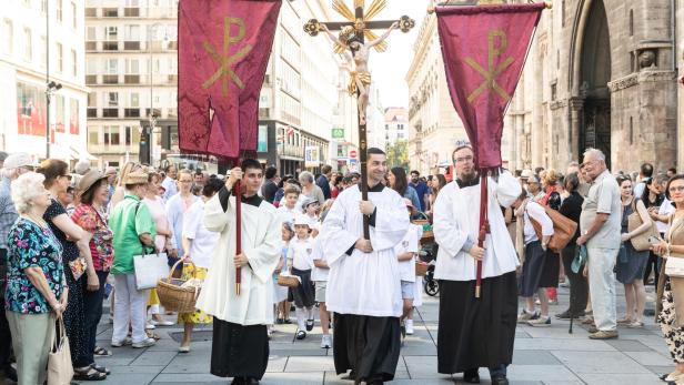 Fronleichnamsprozession 2019 Wien