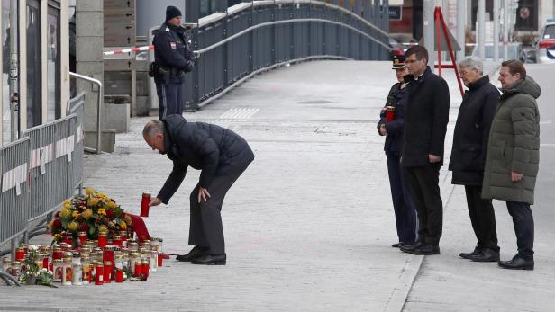 KÄRNTEN: NACH MESSERATTENTAT IN VILLACH / KARNER, KOHLWEISS, GRUBER, KAISER, ALBEL