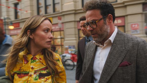 Auf der Suche nach einer gestohlenen Filmrolle: Olivia Wilde und Seth Rogen in "The Studio"