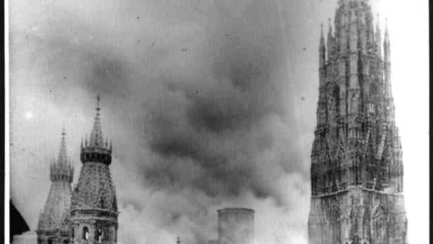 Verheerender Brand: Als der Wiener Stephansdom zerstört wurde
