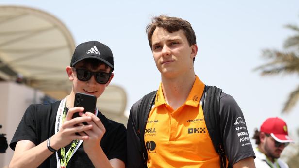 McLaren-Pilot Oscar Piastri war im Training in Bahrain voran